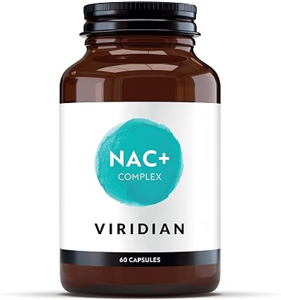 Viridian NAC+ N-Acetyl L-Cysteine 60 Vegicaps Chromium & Cinnamon