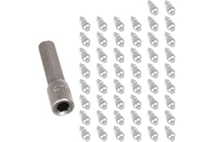 RichVibe 50 PCS for Tire Studs with Installation Car, for Motorcycle, Carbide Screw Spikes Anti-Slip Nails 12x4mm and 9x4mm -