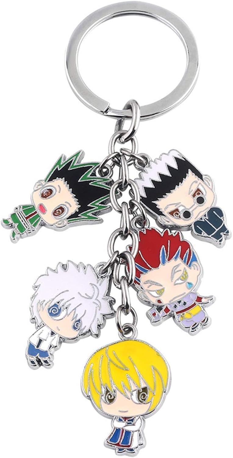 Anime Hunter X Hunter Keychain Cartoon Character Model Cute Pendant