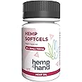 Hemp Softgels 750mg - Max Strength for Adults - Chill, Inflammation, Natural Pain, Restful Sleep - by Hemp and Hand (25mg Softgel)