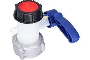 IBC Tote Adapte, Valve Tap, IBC Tank Water Adapter Coarse Thread 75mm Connector IBC Tote Tank Adapter Ball Valve for Containe
