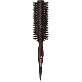 SUNBIRD Boar Bristle Round Brush for Blow Drying Styling Women &amp; Men | 0.7"Barrel (1.8" with Bristles) Voluminous | Curly &amp; Straight Hair | Smooth &amp; Shiny | for All Hair Types