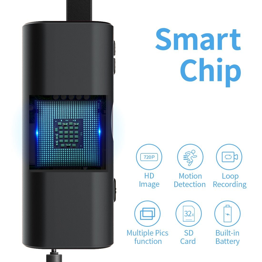 Hidden camera,FREDI Spy Camera 720P Wireless WiFi IP Cameras Home