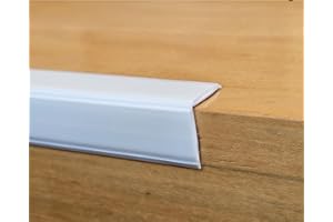 MAYDOS Inside & Outside Corner Trim, Peel and Stick Wall Molding Trim 3D DIY Decorative Lines for Wall Floor Window Door Ceiling and More,Flexible,Self-Adhesive,1.5in x 16ft, Traffic-White