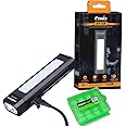 Fenix WT16R 300 Lumen rechargeable magnetic base Handheld flashlight/worklight with battery and EdisonBright charging cable carrying case