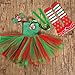 Present Avenue Christmas Tulle Netting Set | Pack of 2 in Emerald Green and Red 6 inch by 25 Yard Each