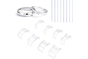 WVD 16 Pieces Ring Size Adjuster, Ring Sizer Measuring Tool, Ring Sizers for Loose Rings, DIY Measurement and Adjustment, Bot
