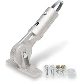 MARSHALLTOWN Push Button Handle Adapter, For Concrete Brooms, Darbies, Fresnos, Made in the USA, TSPBBRKT