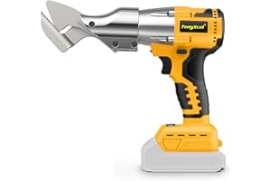 TENGXCEL Cordless Metal Shears for Dewalt 20V Max-14GA Steel Metal Cutter for Cutting Sheet Metal, Leather, and Carpet with 360° Pivoting Head. Long-Lasting Cutting Power with Brushless Motor(NO Battery)