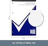 nu: Office A4 Refill Pad 160 Pages White Nu Notebooks view 3