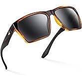 KastKing Beartrap Polarized Sports Fishing Sunglasses, PuriVex Water & Salt Repellent, Wayfarer Design, Men Women