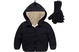 UNICOMIDEA Toddler Boys Girls Winter Coats Hooded Warm Puffer Jacket for Baby Outwear 6M-4T