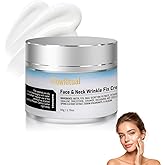 GlowRitual Face & Neck Wrinkle Fix Cream, Snail Mucin Moisturizer with 92% Snail Secretion Filtrate, Lightweight Hydrating Cream to Support Firmness, Smoothness & Elasticity, 1.76 oz / 50 g