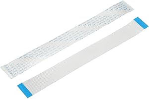 MECCANIXITY Flexible Flat Cable Extension Ribbon Cables 22 Pins 1.0mm Pitch 200mm for 3D Printer, Laptop, Camera, Screen and 