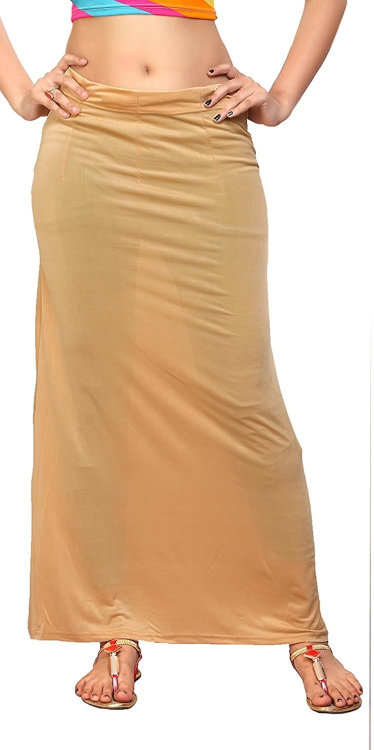 paras saree centre women's cotton petticoat,(la fe01_xl1_beige_freesize)