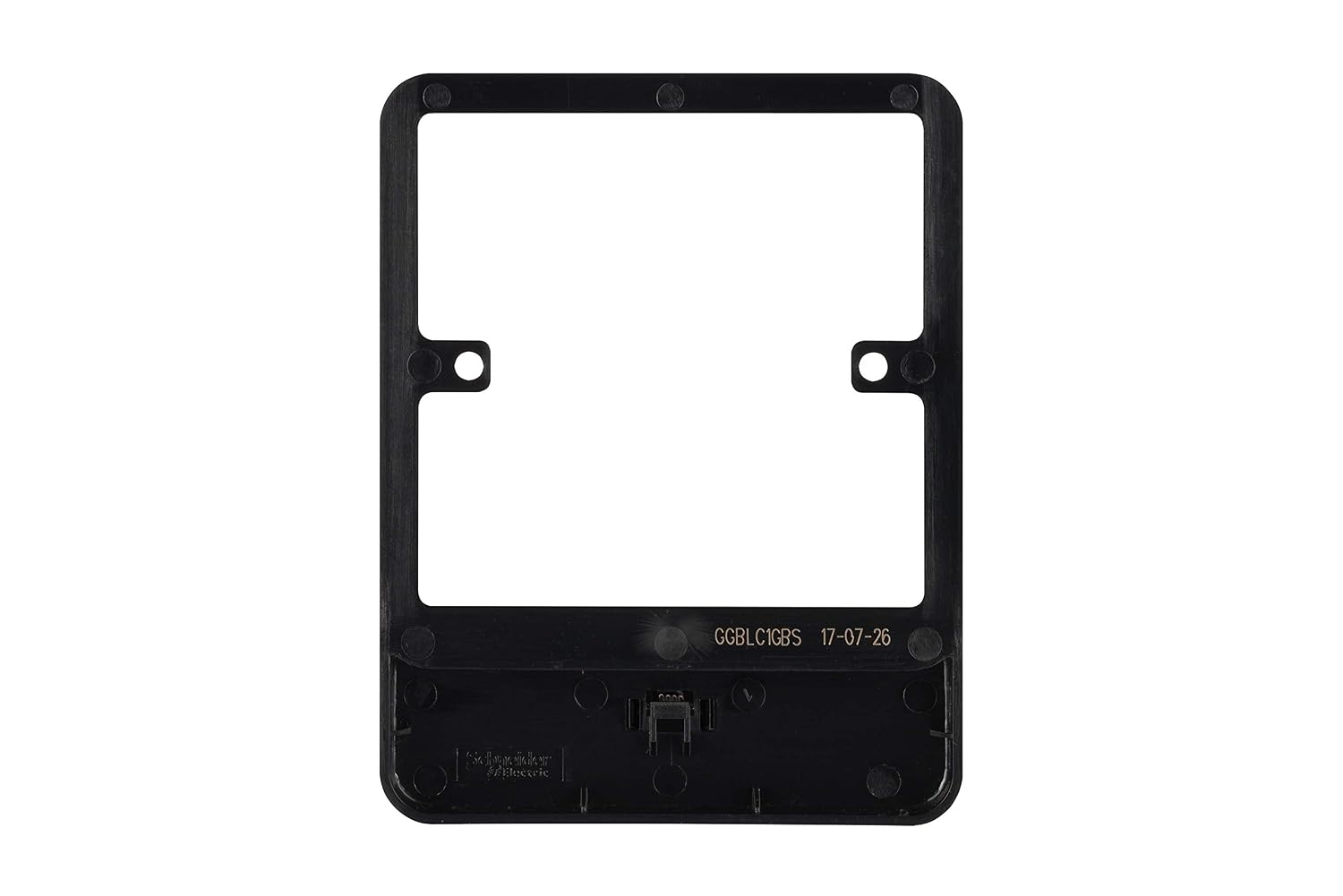 Schneider Electric Lisse Screwless Deco - Single Socket Surround, with Clip, GGBLC1GBS, Black - Image 5