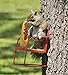 Plow & Hearth Red Retro Lawn Chair Squirrel Feeder