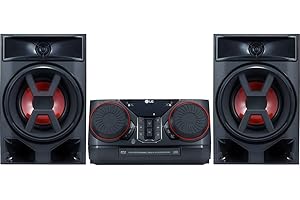 LG CK43 XBOOM 300W High Performance Mini Hi-Fi Shelf System, Multiple Inputs, EZ File Search, 2 Way 2 Speaker, Bluetooth, Sound Sync Wireless, Multi Jukebox, Auto DJ, EQ, Clock/Time/Sleep/Set