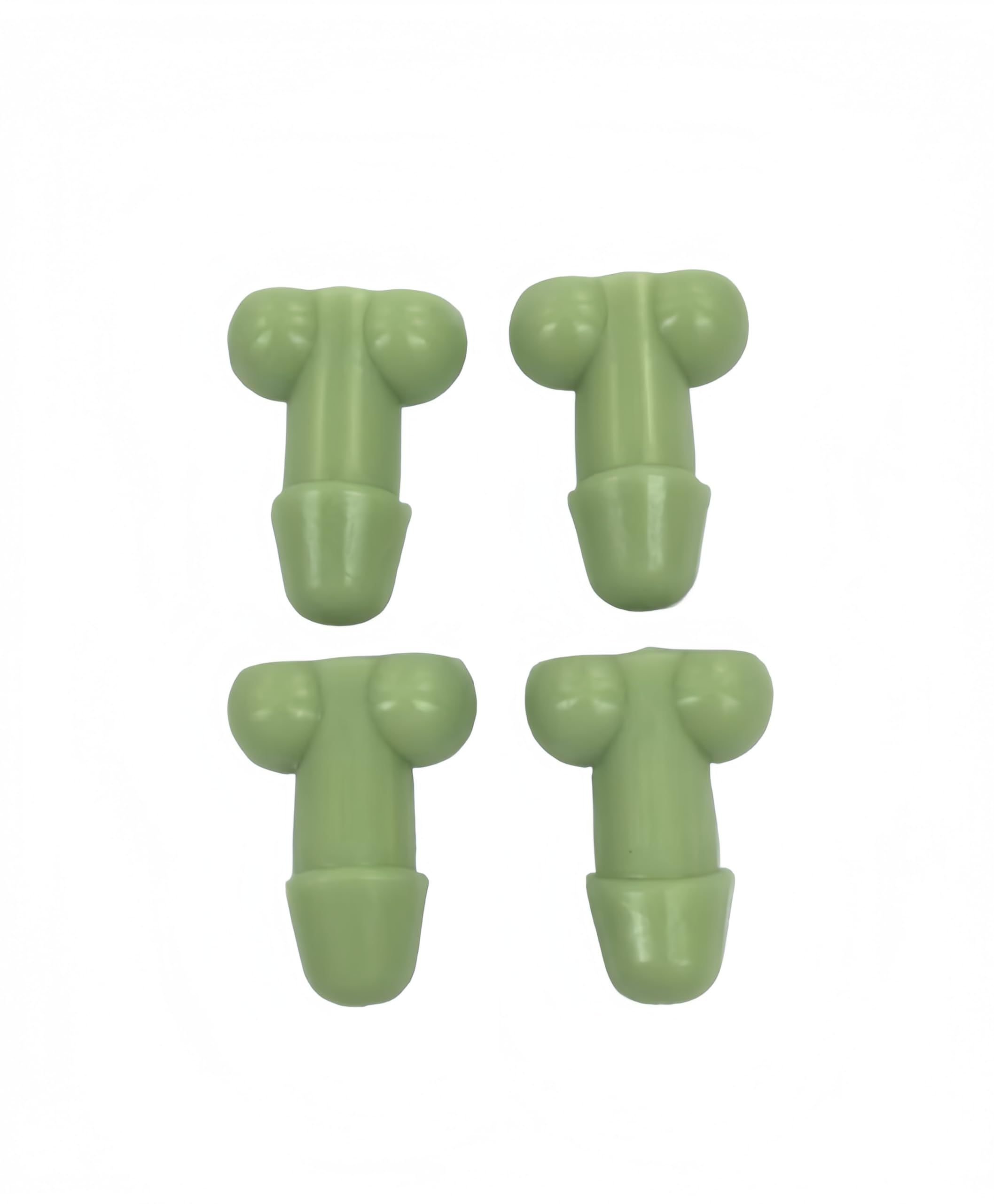 Carastora Glow-in-The-Dark Valve Caps - 4-Pack Fun Wheel Accessories, Sealed, Dust-Proof, Water-Resistant Covers for Halloween, Cars, Bikes, Trucks, Motorcycles - Universal (Mustard Yellow)