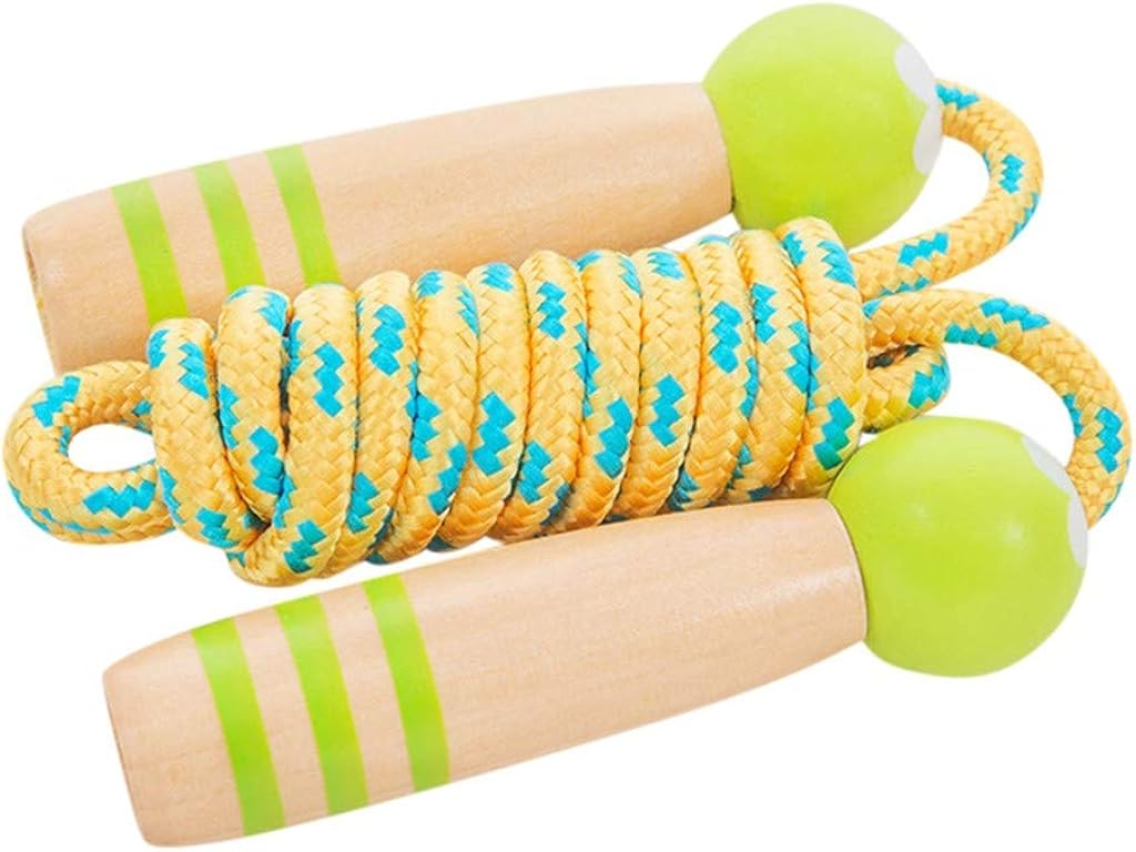 childrens wooden skipping ropes