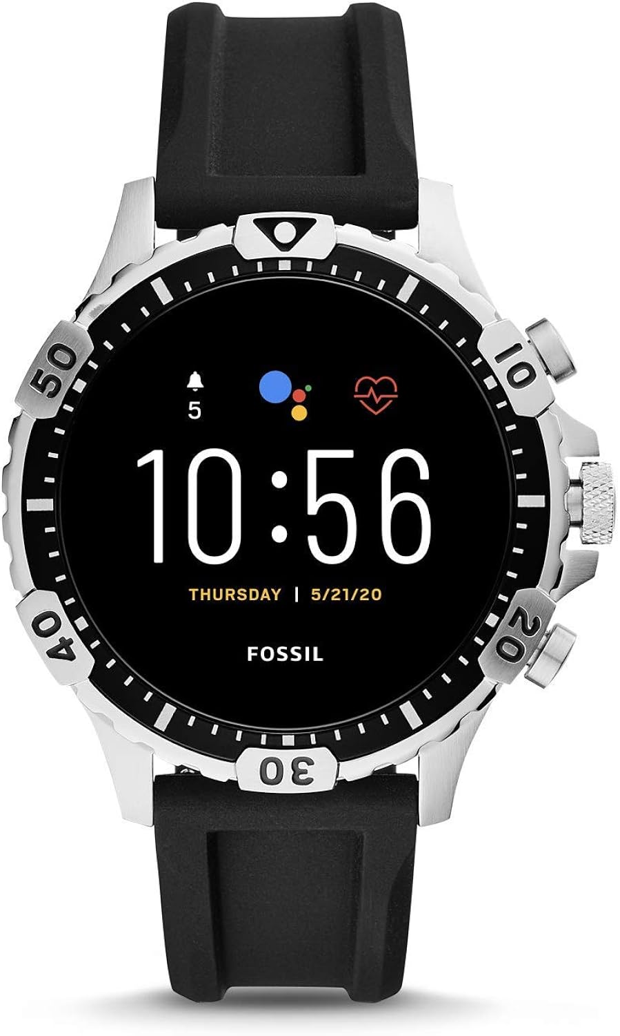 Fossil Smartwatch Pantalla táctil para Hombre de Connected ...