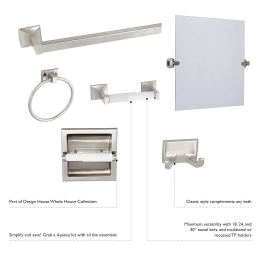 Design House 539254 Millbridge Recessed Toilet Paper Holder, Oil ...