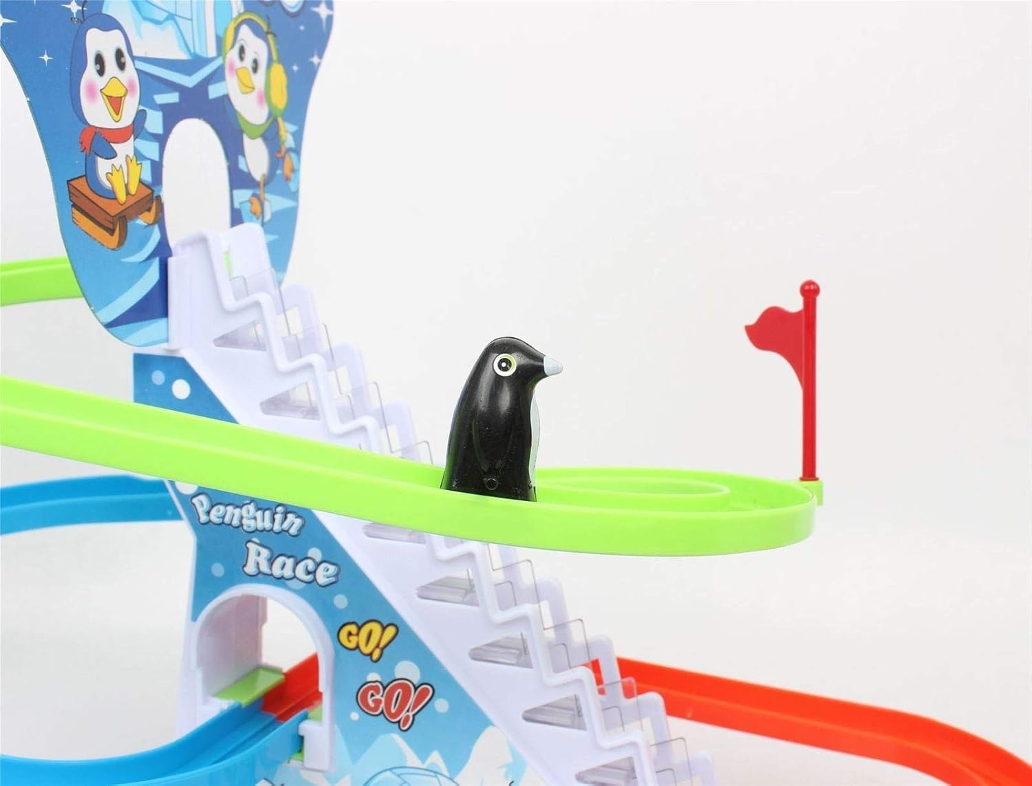 penguin race slide