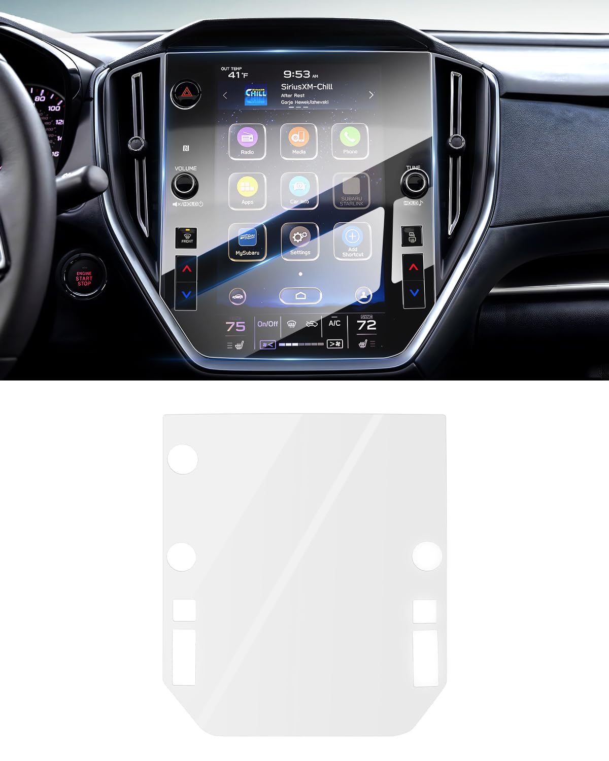 Autorder Screen Protector for 2024 Subaru