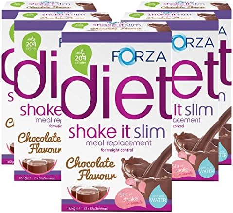 Slim Meal Replacement Shake - Diet Shakes - Weight Loss - Vegan Protein Powder Drink - Chocolate 7 Day Supply