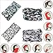 VANCROWN Headwear Head Wrap Sport Headband Sweatband 220 Patterns Magic Scarf 12PCS & 6PCS 12 in 1 (12PCS.Camouflage 4)