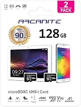 ARCANITE 2-Pack 128GB microSDXC A1 U3 V30 4K Memory Card - 90MB/s Read view 5