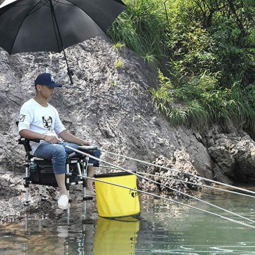 Kyman Chaise De Pêche, Pêche Portable Pied Sauvage Spécial Box Ultra Léger Pêche Boîte Pêche Multifonctionnel…