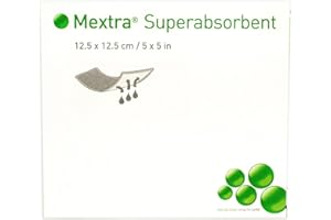Mextra Superabsorbent 5" x 5" (12.5x12.5 cm) - Box of 10