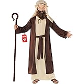 Morph Saint Joseph Costume For Kids, Biblical Costume For Boys, Bible Dress Up Outfit, Religious Role Play
