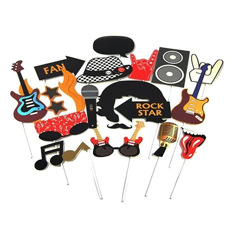 Party Supplies Decorations Sunbeauty Rock Roll Theme Party Foil