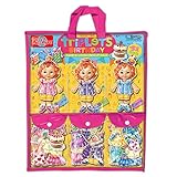 T.S. Shure Teeny Tiny Triplets Birthday Wooden Magnetic Dress-Up Dolls