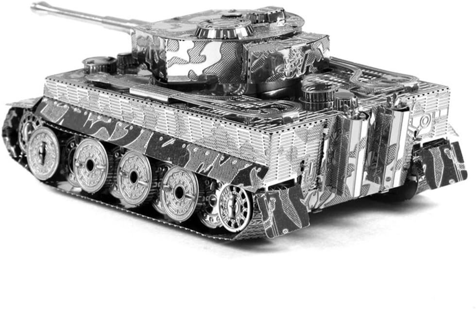 MYTANG Military equipment 3D metal model kits puzzle - with Instruction Guide and Tweezers (Tiger tank)