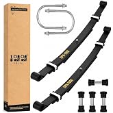 10L0L Golf Cart Rear Leaf Spring for Club Car DS 1981-Up, 3-Leaf, 2PCS | Heavy-Duty Suspension, Durable Rust-Resistant Steel, Smoother Ride, Replaces 102006501 1014675 1011149 1012618