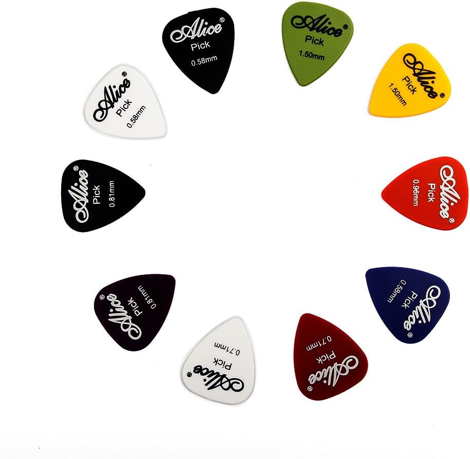 Sunyin Electric Guitar Cable 10 Feet
 - Laniakea Matte Abs Guitar Plectrums With Pick Case Variety Of Colors And Thickness A Case Of