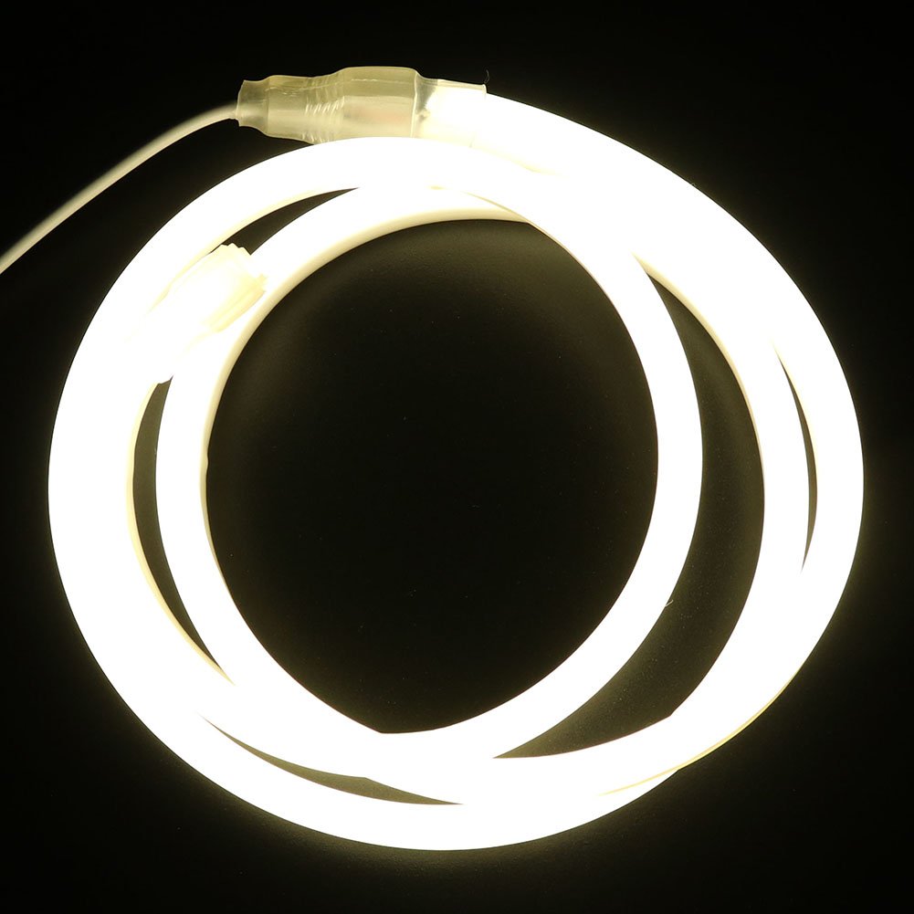 XUNATA 3.3ft LED Neon Rope Light, DC 12V 2835 Flexible 180