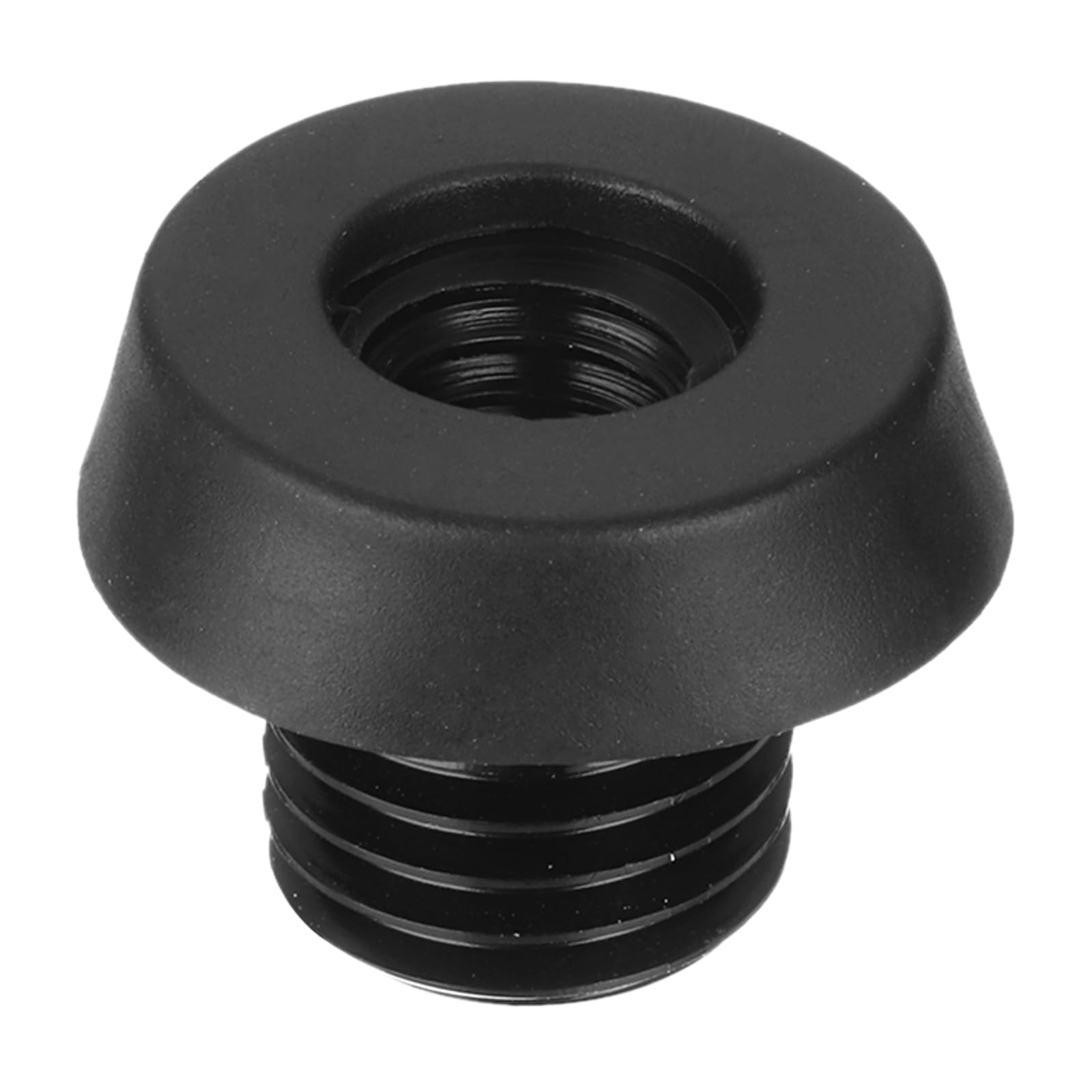 PATIKIL 0.61" Billiard Cue Bottom Cover, 1 Pack Billiard Cue Rubber Plug Billiard Cue Bottom Protection Pad for Billiard Stick, Black