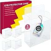 【5 Pcs】 PKMN ETB Protector Case, Elite Trainer Box Protector, ETB Box Plastic Display Case-Compatible with Elite Trainer Boxes, 0.5mm Thick, Scratch-Resistant Material