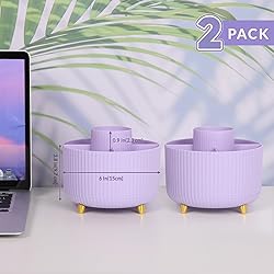 SKYDUE 2 Pack Pen Holder, 360 Degree Rotating