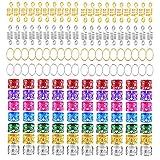 ASPEN BURG 150 Pieces Aluminum Hair Coil Dreadlocks Hair Braid Rings Dreadlocks Metal Hair Cuffs Hair Braiding Beads for Hair Accessory
