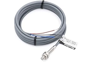 Heschen M5 Inductive Proximity Sensor Switch Shield Type LJ5A3-1-Z/BY Detector 1mm 10-30VDC 150mA PNP Normally Open(NO) 3 Wire