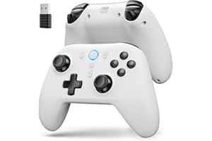 IFYOO N1 2.4G Wireless Gaming Controller, Hall Effect Trigger and Joystick, for PC Computer Laptop (Win 11/10/8/7), Steam, Android, PS3, Switch(No Gyro), Wired Game Controller Dual-Mode Gamepad