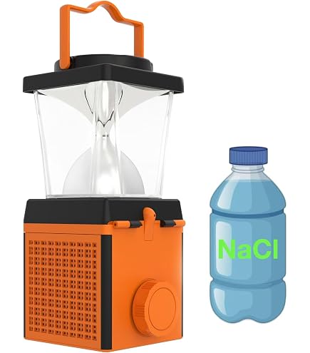 Lámpara De Agua Salada Ecológica: Fuente De Luz Segura, Reutilizable Y Duradera Del Fabricante Chino