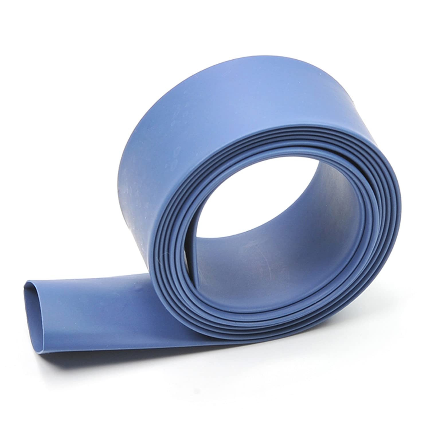 Othmro 1pc Heat Shrink Tubing, 14mm ID Shrink Tube Electric Insulation Tube, 2:1 Ratio Heat Shrink Sleeving Cable Protector—Blue (Length: 1m)