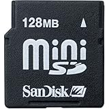 SanDisk SDSDM-128-A10M 128 MB Mini SD Card