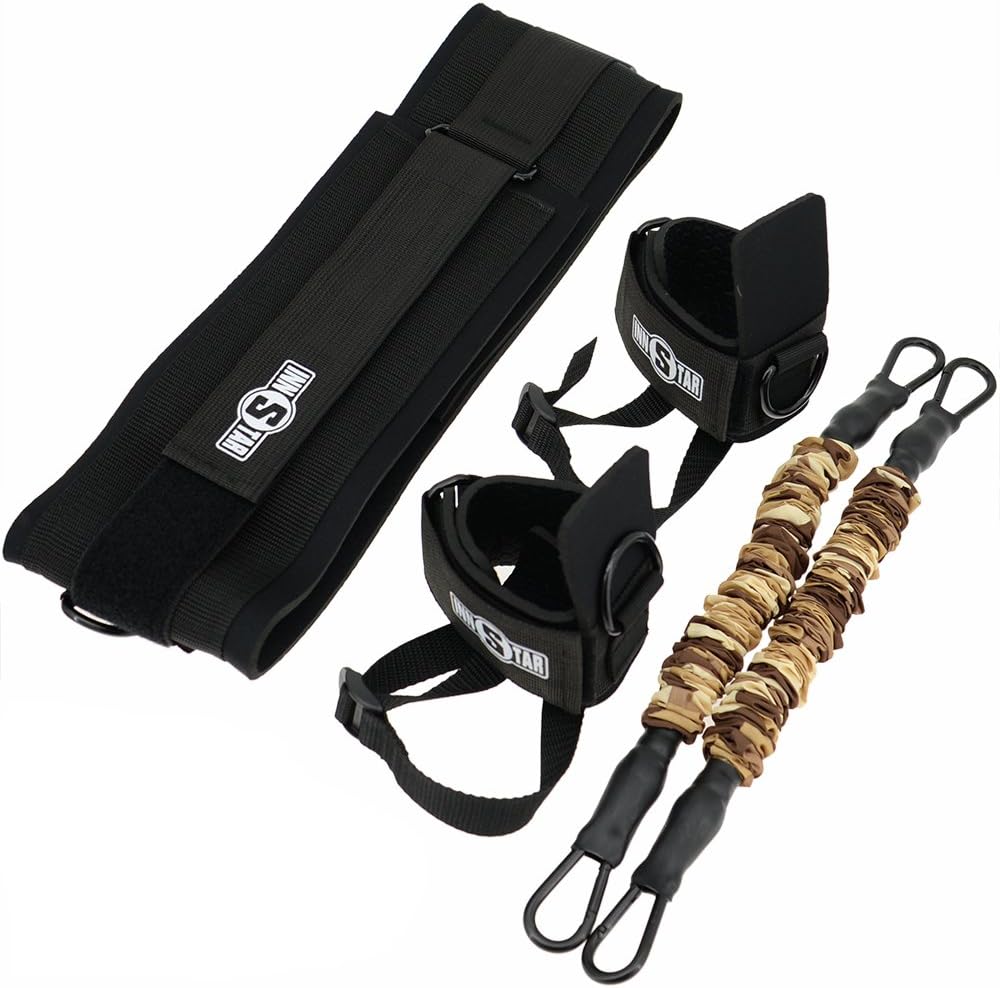 INNSTAR Vertical Jump Trainer Leg Strength Resistance Bands Set for Basketball Triple Jump Football Volleyball Training Provide of Customized Services